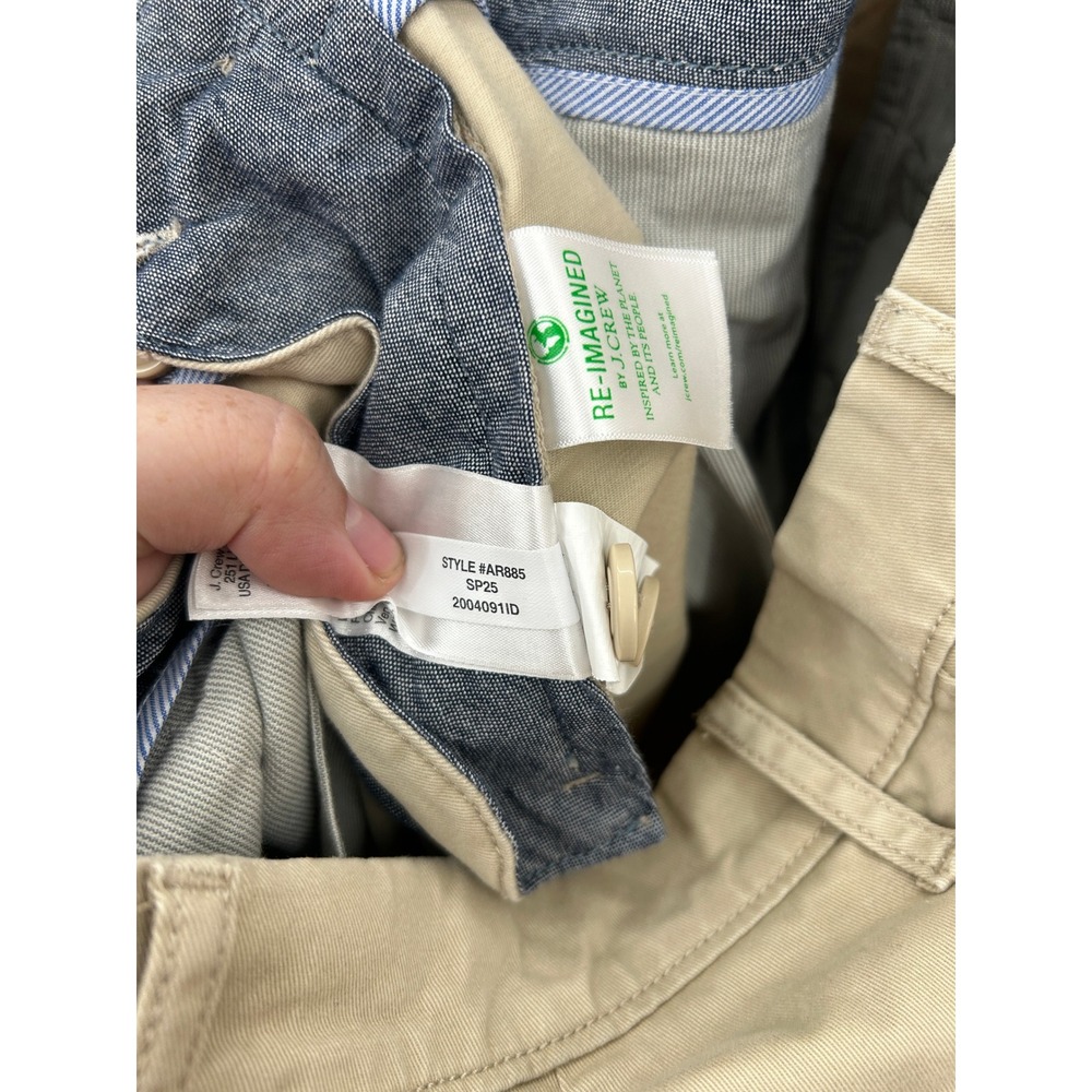 J.Crew Mens Tan Pants 484 Slim Fit Chino 29x32 Khaki Classic Career Work Casual - Picture 9 of 9